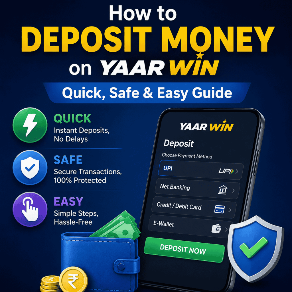 How to Deposit Money on Yaar Win – Quick, Safe & Easy Guide